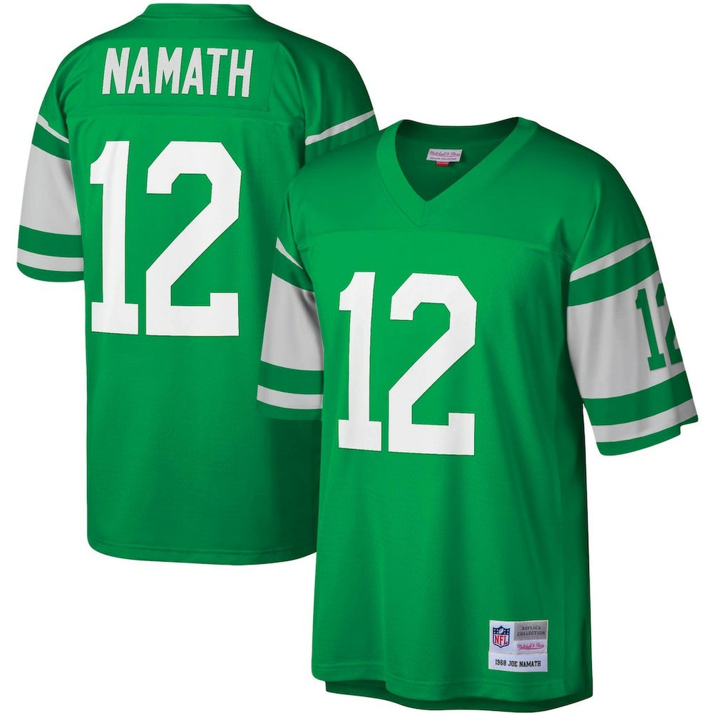 Mitchell & Ness Joe Namath New York Jets Legacy Replica Jersey Kelly Green