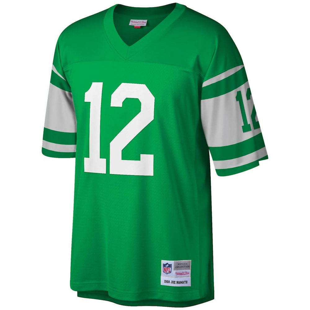 Mitchell & Ness Joe Namath New York Jets Legacy Replica Jersey Kelly Green