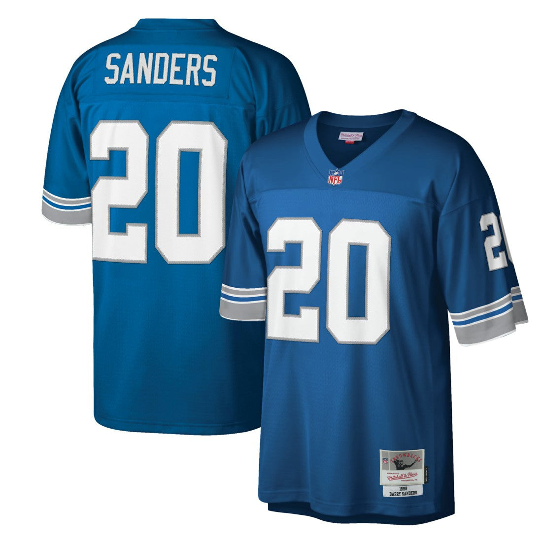Mitchell & Ness Barry Sanders Detroit Lions Legacy Replica Jersey Blue
