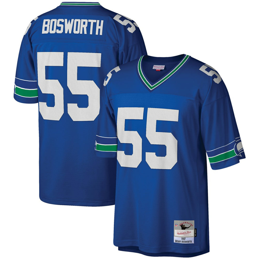 Mitchell & Ness Brian Bosworth Seattle Seahawks Legacy Replica Jersey Royal