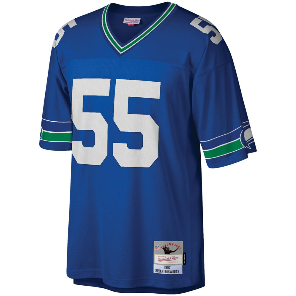 Mitchell & Ness Brian Bosworth Seattle Seahawks Legacy Replica Jersey Royal