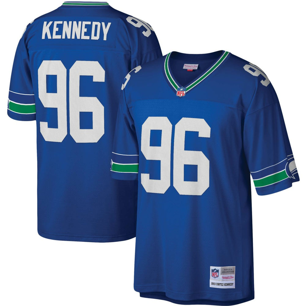 Mitchell & Ness Cortez Kennedy Seattle Seahawks Legacy Replica Jersey Royal
