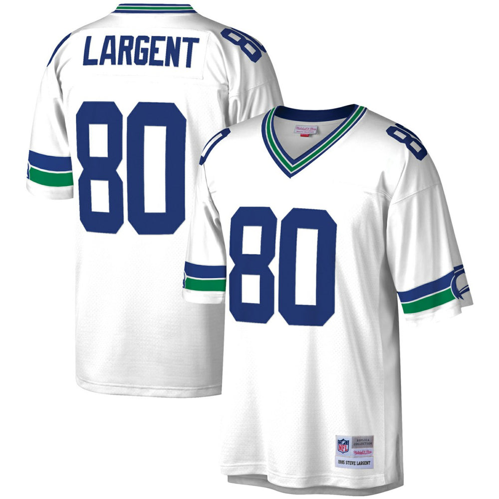 Mitchell & Ness Steve Largent Seattle Seahawks Legacy Replica Jersey White