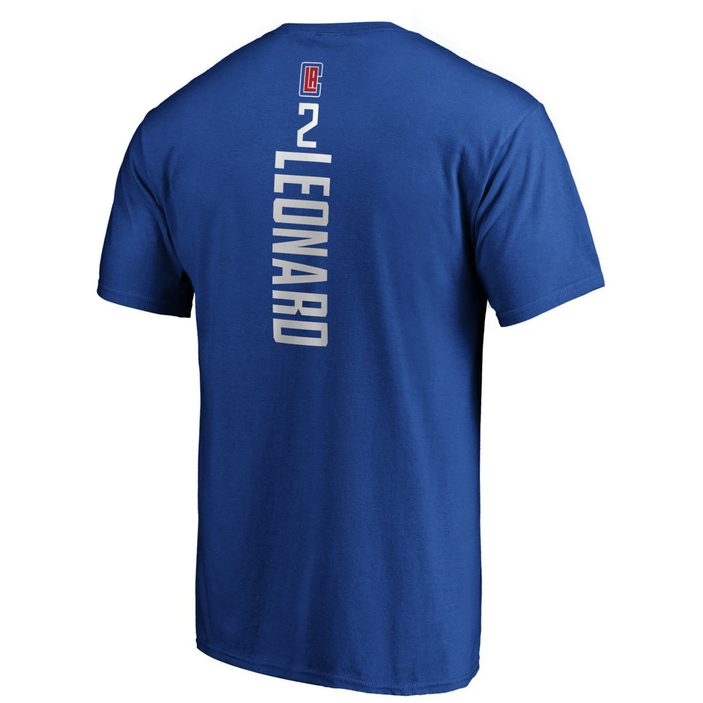 Kawhi Leonard LA Clippers Playmaker Name & Number T-Shirt Blue | Fanatics