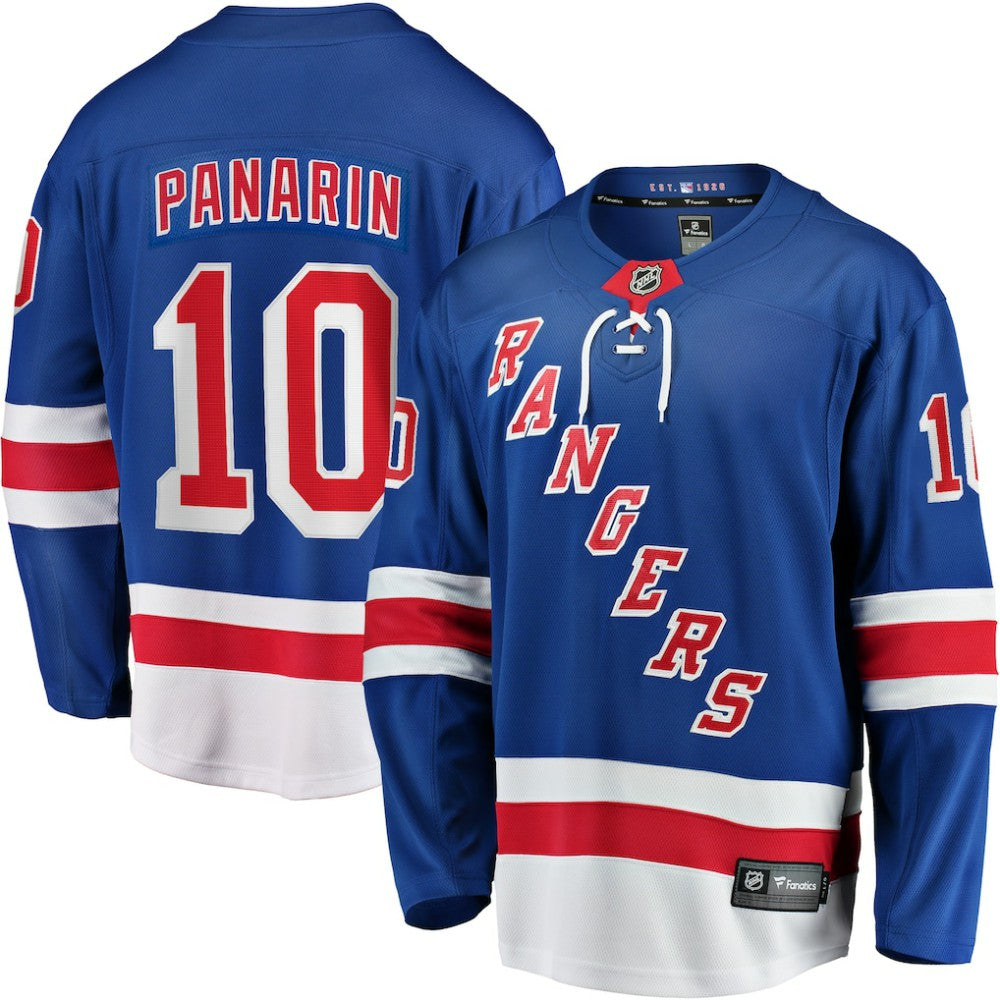 Artemi Panarin New York Rangers Fanatics Home Breakaway Player Jersey - Blue - NHL 3611667