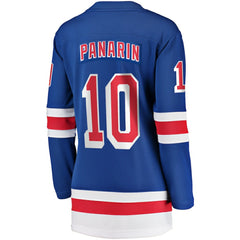 Artemi Panarin New York Rangers Fanatics Women's Home Breakaway Player Jersey - Blue - NHL 3611668