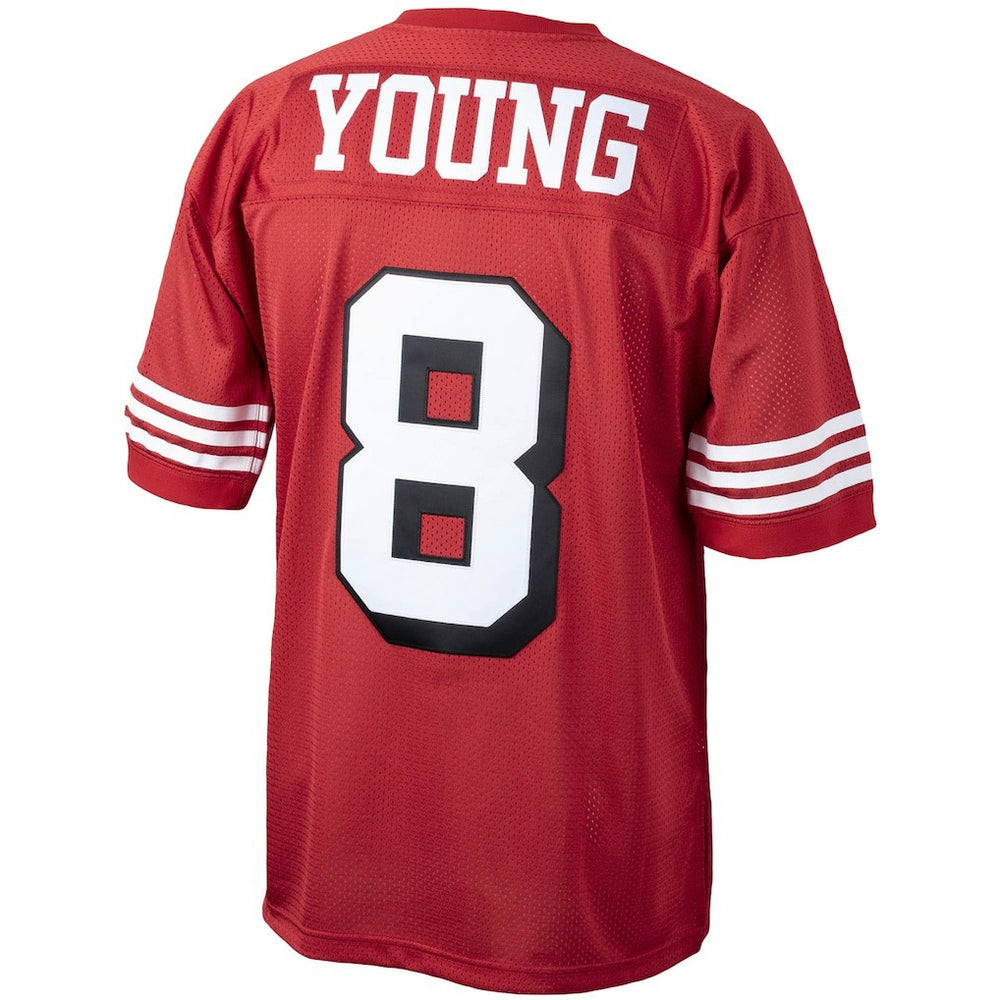 Mitchell & Ness Steve Young San Francisco 49ers 1994 Authentic Throwback Retired Player Jersey Scarlet