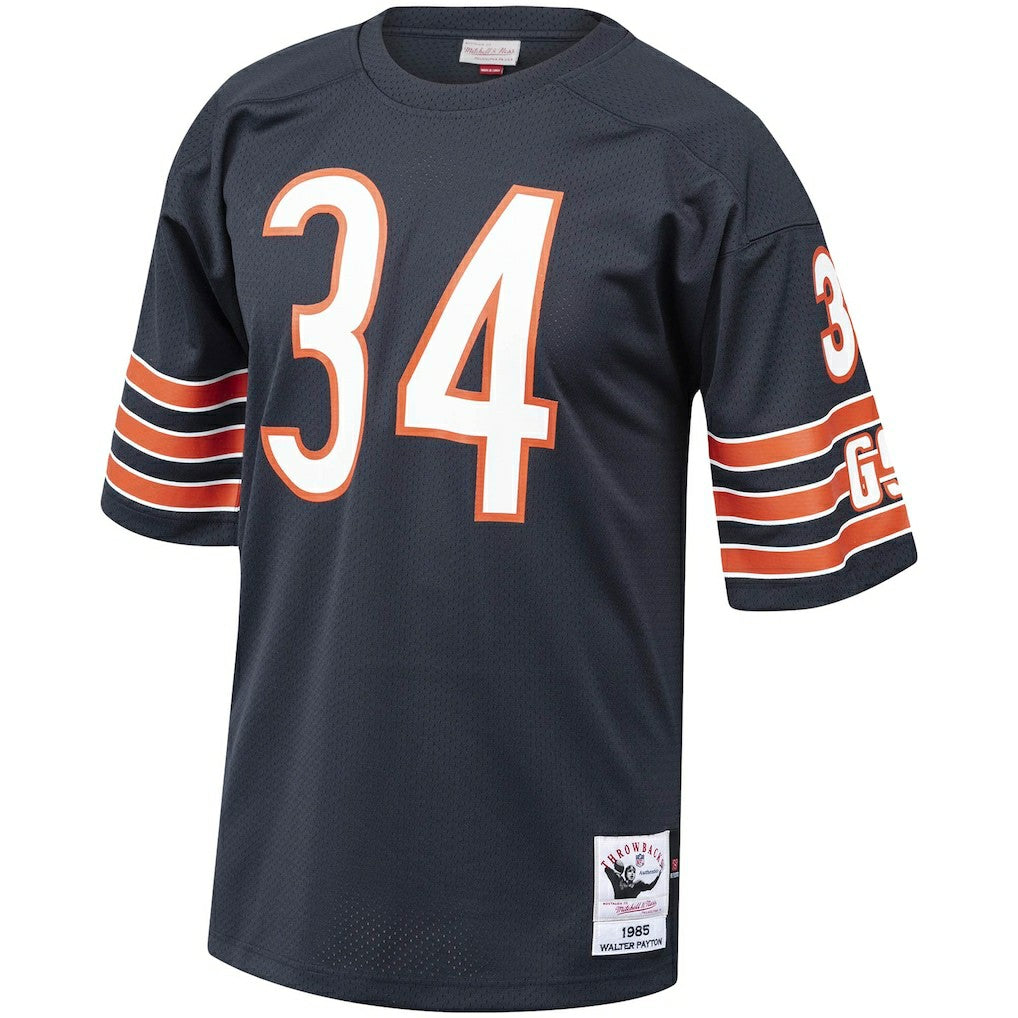 Mitchell & Ness Walter Payton Chicago Bears 1985 Authentic Throwback Retired Player Jersey Navy