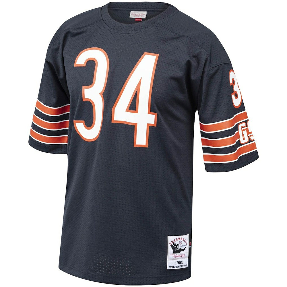Mitchell & Ness Walter Payton Chicago Bears 1985 Authentic Throwback Retired Player Jersey Navy