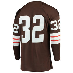 Mitchell & Ness Jim Brown Cleveland Browns 1964 Authentic Throwback Retired Player Jersey Brown