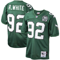 Mitchell & Ness Reggie White Philadelphia Eagles Authentic Throwback Retired Player Jersey Green