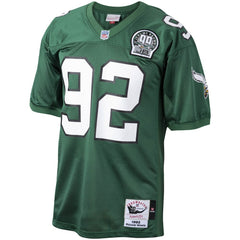 Mitchell & Ness Reggie White Philadelphia Eagles Authentic Throwback Retired Player Jersey Green