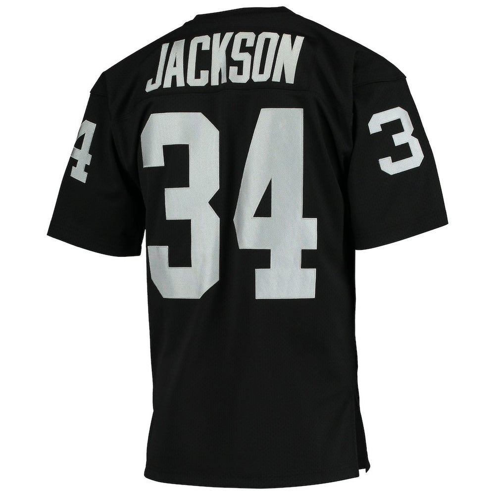 Mitchell & Ness Bo Jackson Las Vegas Raiders 1990 Authentic Throwback Retired Player Jersey Black