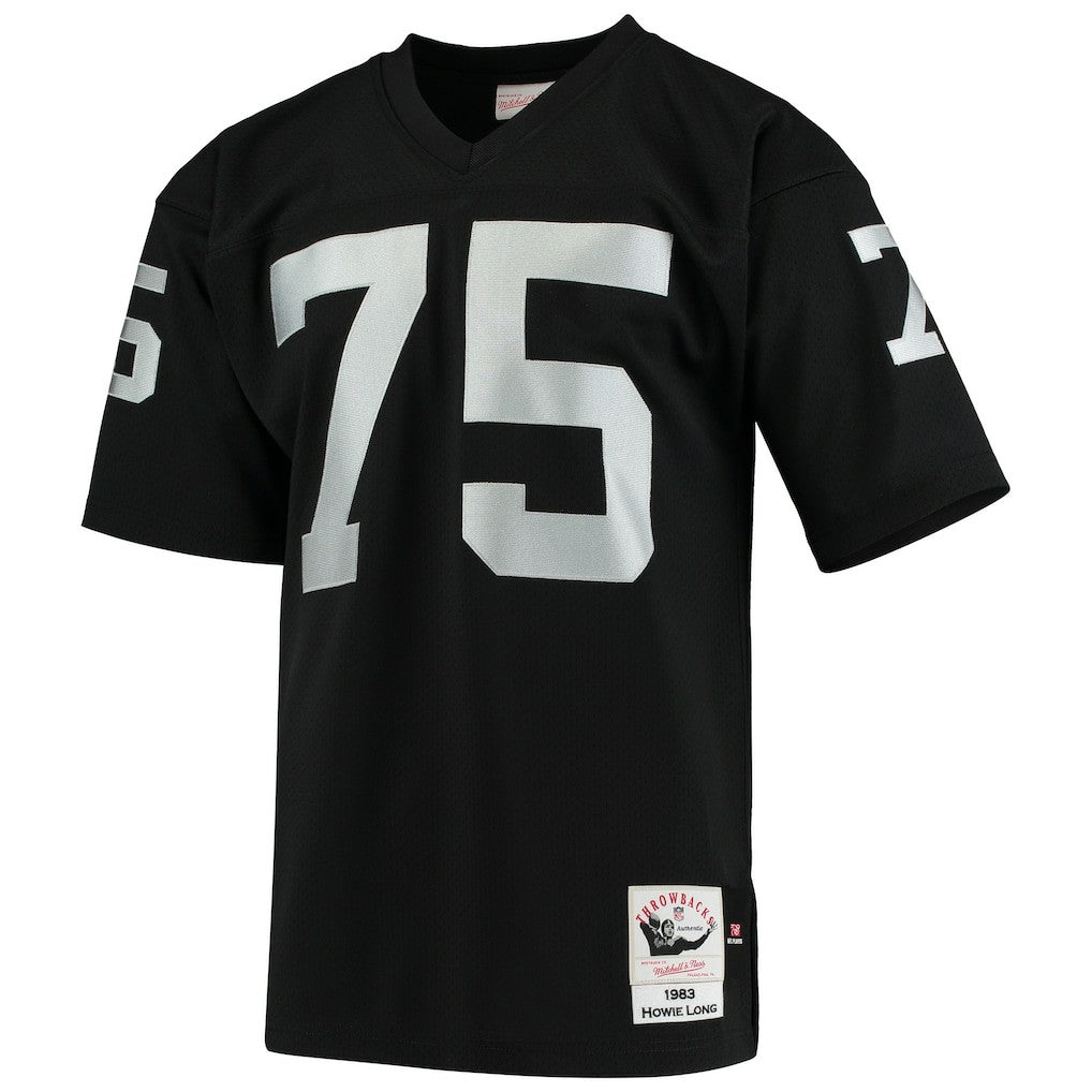 Mitchell & Ness Howie Long Las Vegas Raiders 1983 Authentic Throwback Retired Player Jersey Black