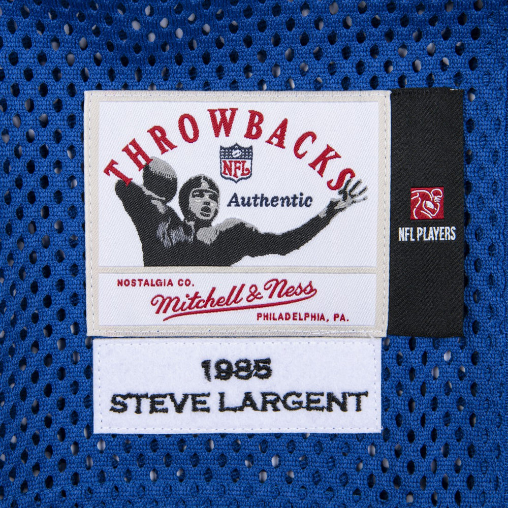 Mitchell & Ness Steve Largent Seattle Seahawks 1985 Authentic Throwback Retired Player Jersey Royal