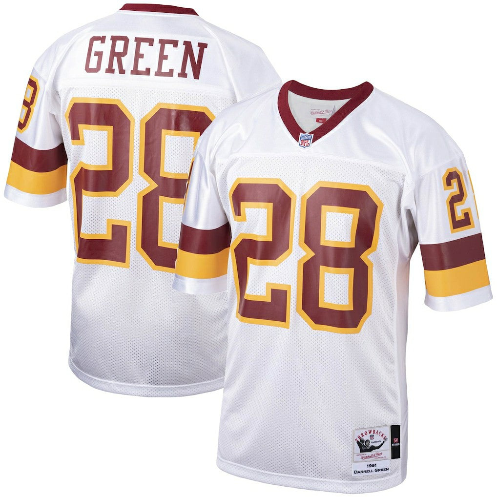 Mitchell & Ness Darrell Green Washington Football Team 1991 Authentic Throwback Retired Player Jersey White
