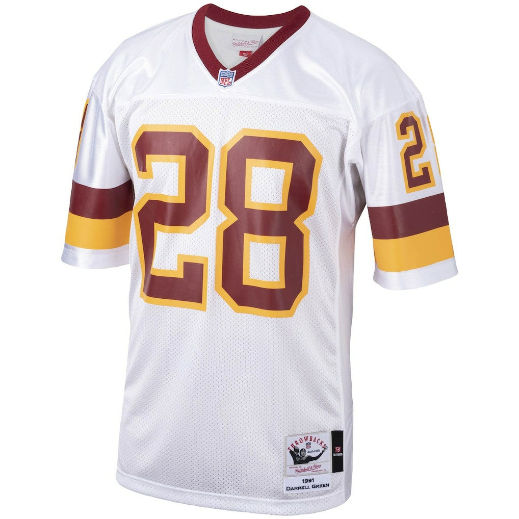 Mitchell & Ness Darrell Green Washington Football Team 1991 Authentic Throwback Retired Player Jersey White