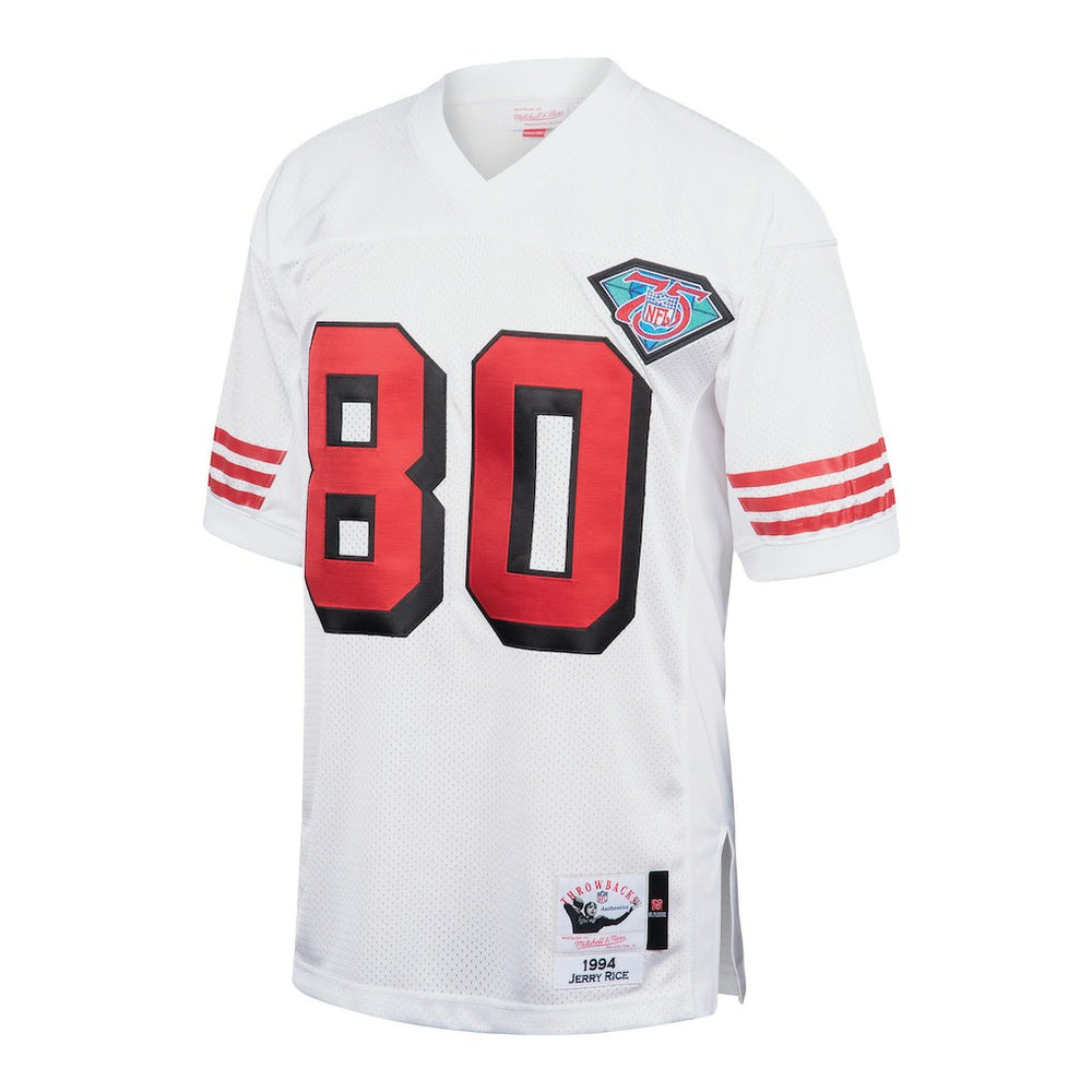 Mitchell & Ness Jerry Rice San Francisco 49ers 1994 Authentic Throwback Retired Player Jersey White