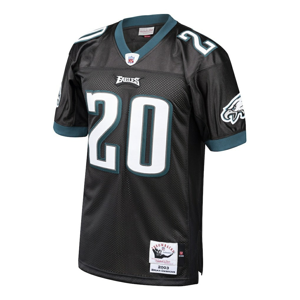 Mitchell & Ness Brian Dawkins Philadelphia Eagles 2003 Authentic Throwback Retired Player Jersey Black