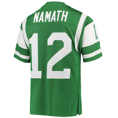 Mitchell & Ness Joe Namath New York Jets 1968 Authentic Throwback Retired Player Jersey Green