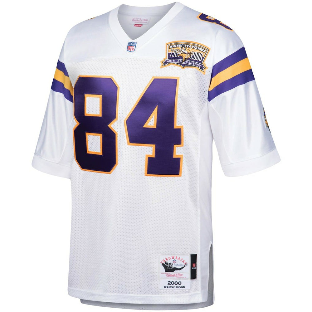 Mitchell & Ness Randy Moss Minnesota Vikings 2000 Authentic Throwback Retired Player Jersey White