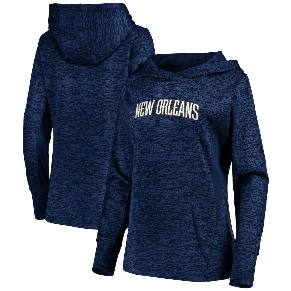 New Orleans Pelicans Women's Showtime Done Better Pullover Hoodie Navy | Fanatics
