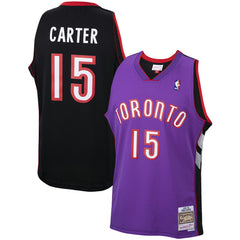 Vince Carter Toronto Raptors 1999/00 Hardwood Classics Swingman Jersey Purple | Mitchell & Ness US