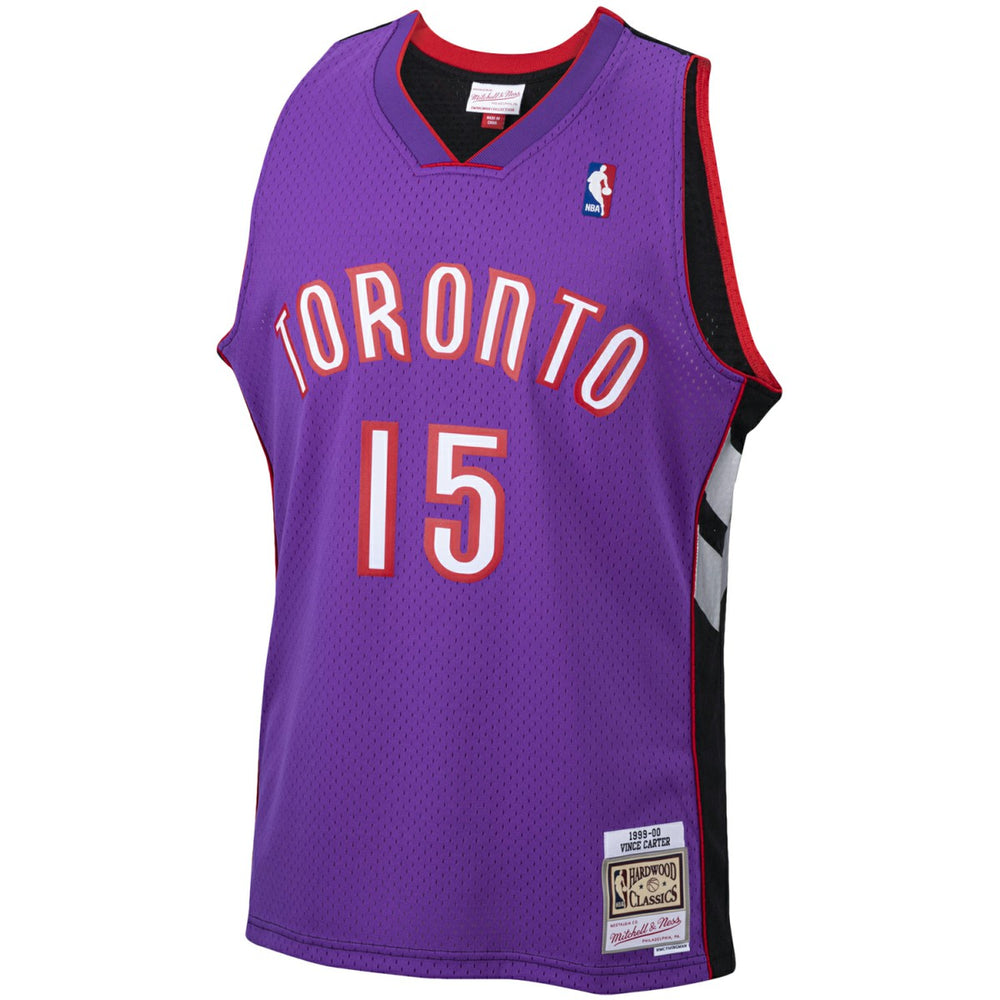Vince Carter Toronto Raptors 1999/00 Hardwood Classics Swingman Jersey Purple | Mitchell & Ness US