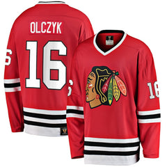 Eddie Olczyk Chicago Blackhawks Fanatics Premier Breakaway Retired Player Jersey - Red - NHL 3628102