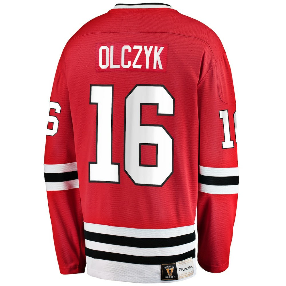 Eddie Olczyk Chicago Blackhawks Fanatics Premier Breakaway Retired Player Jersey - Red - NHL 3628102