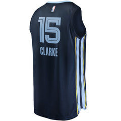 Brandon Clarke Memphis Grizzlies Fast Break Replica Jersey Navy Icon Edition | Fanatics US