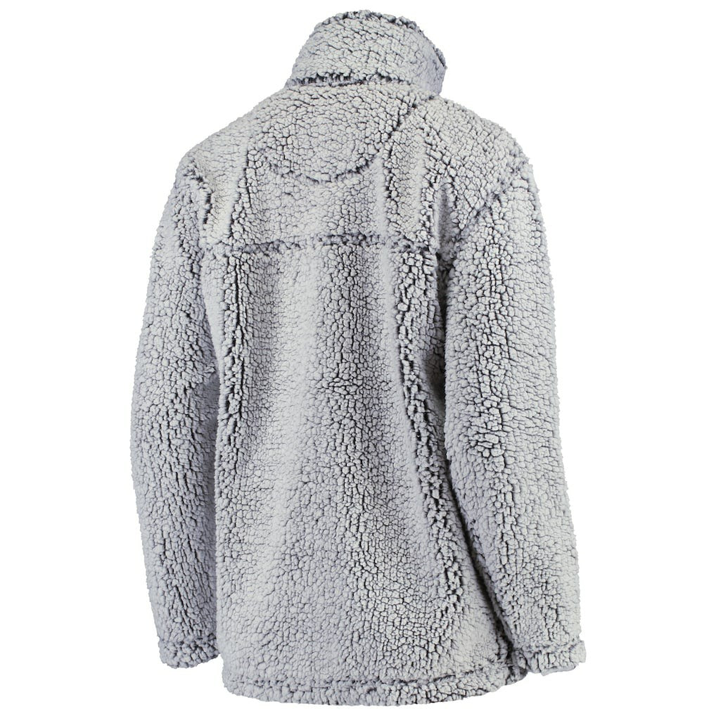 Arizona Cardinals G-III 4Her by Carl Banks Women's Sherpa Quarter-Zip Pullover Jacket Gray