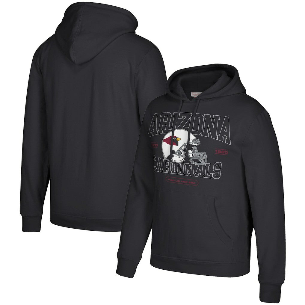 Mitchell & Ness Arizona Cardinals Classic Helmet Pullover Hoodie Black