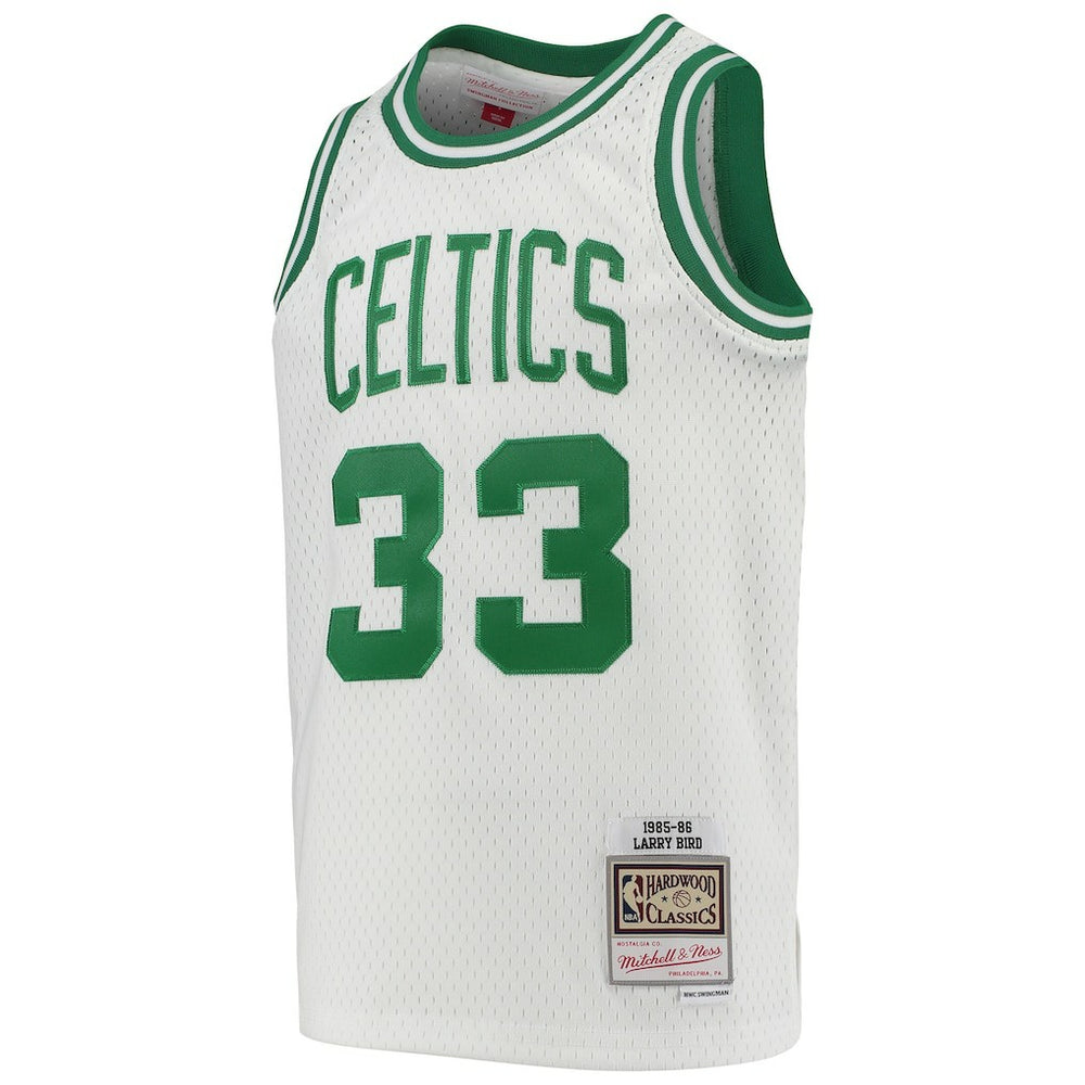 Larry Bird Boston Celtics Youth 1985-86 Hardwood Classics Swingman Throwback Jersey White | Mitchell & Ness Near Me