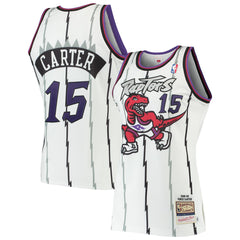 Vince Carter Toronto Raptors 1998/99 Hardwood Classics Authentic Jersey White | Mitchell & Ness