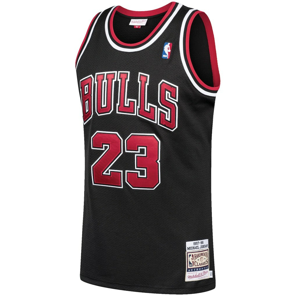 Michael Jordan Chicago Bulls 1997/98 Hardwood Classics Authentic Jersey for sale Black | Mitchell & Ness for sale