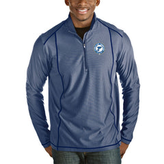 St. Louis Blues Antigua 2019 Stanley Cup Champions Tempo Quarter-Zip Pullover Jacket - Royal/Heather Gray - NHL 3638330