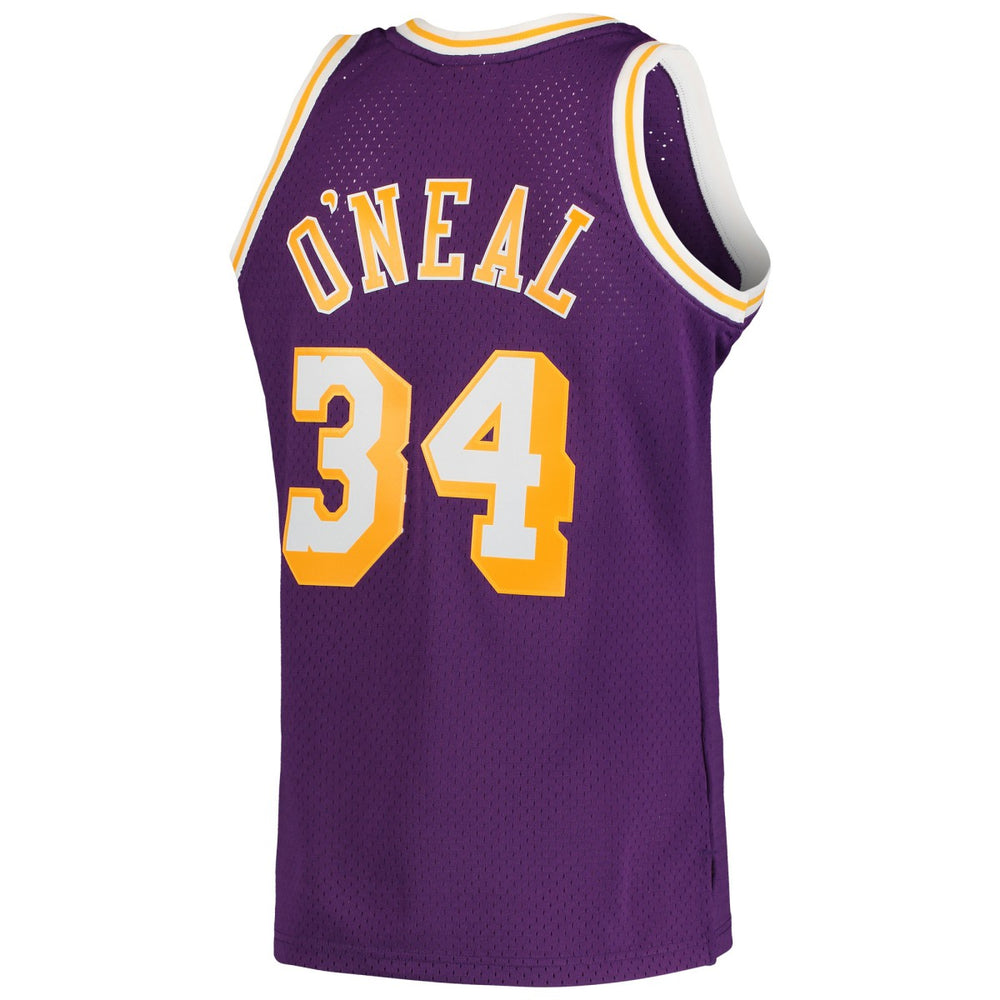 Shaquille O'Neal Los Angeles Lakers Hardwood Classics Swingman Jersey Purple | Mitchell & Ness outlet