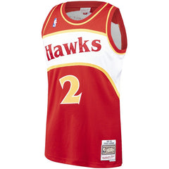 Stacey Augmon Atlanta Hawks 1991/92 Hardwood Classics Swingman Jersey Red | Mitchell & Ness Lifestyle