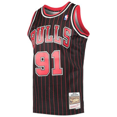 Dennis Rodman Chicago Bulls Hardwood Classics Swingman Jersey for sale Black | Mitchell & Ness