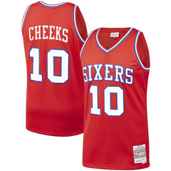 Maurice Cheeks Philadelphia 76ers Hardwood Classics Swingman Jersey Red | Mitchell & Ness outlet