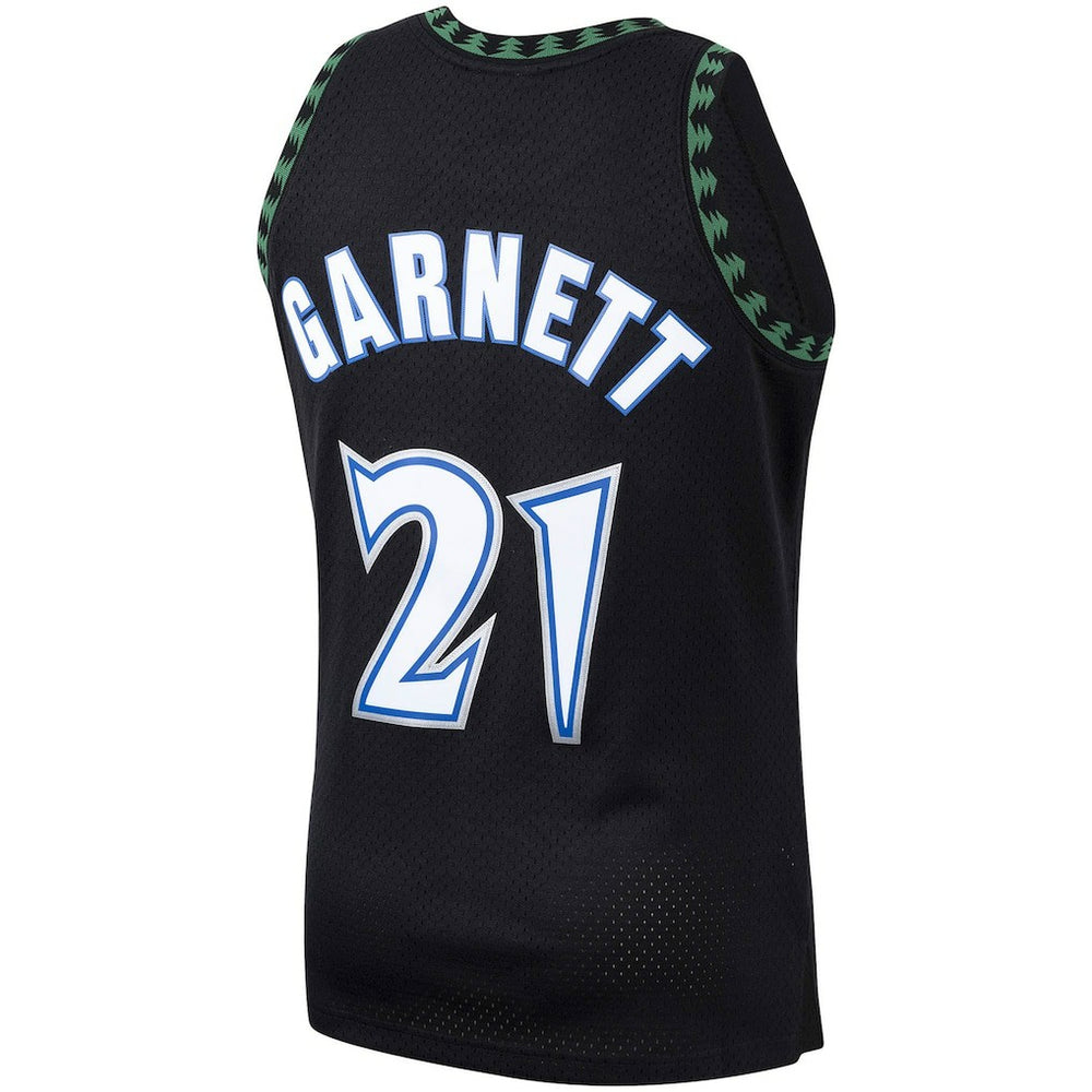 Kevin Garnett Minnesota Timberwolves Hardwood Classics Swingman Jersey Black | Mitchell & Ness