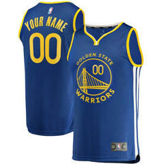 Golden State Warriors Fast Break Custom Replica Jersey Royal for sale Icon Edition | Fanatics outlet