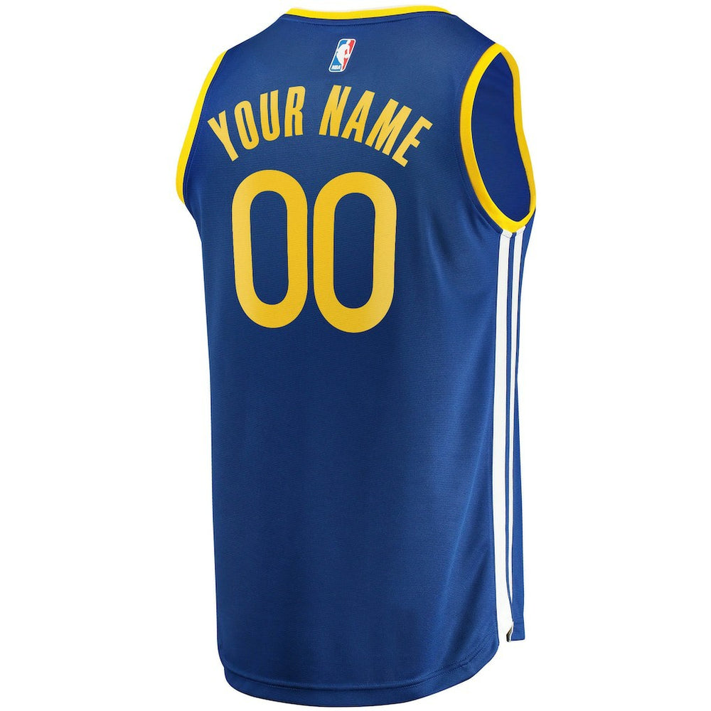 Golden State Warriors Fast Break Custom Replica Jersey Royal for sale Icon Edition | Fanatics outlet