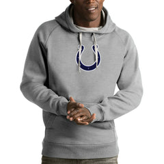 Indianapolis Colts Antigua Victory Pullover Hoodie Heather Gray