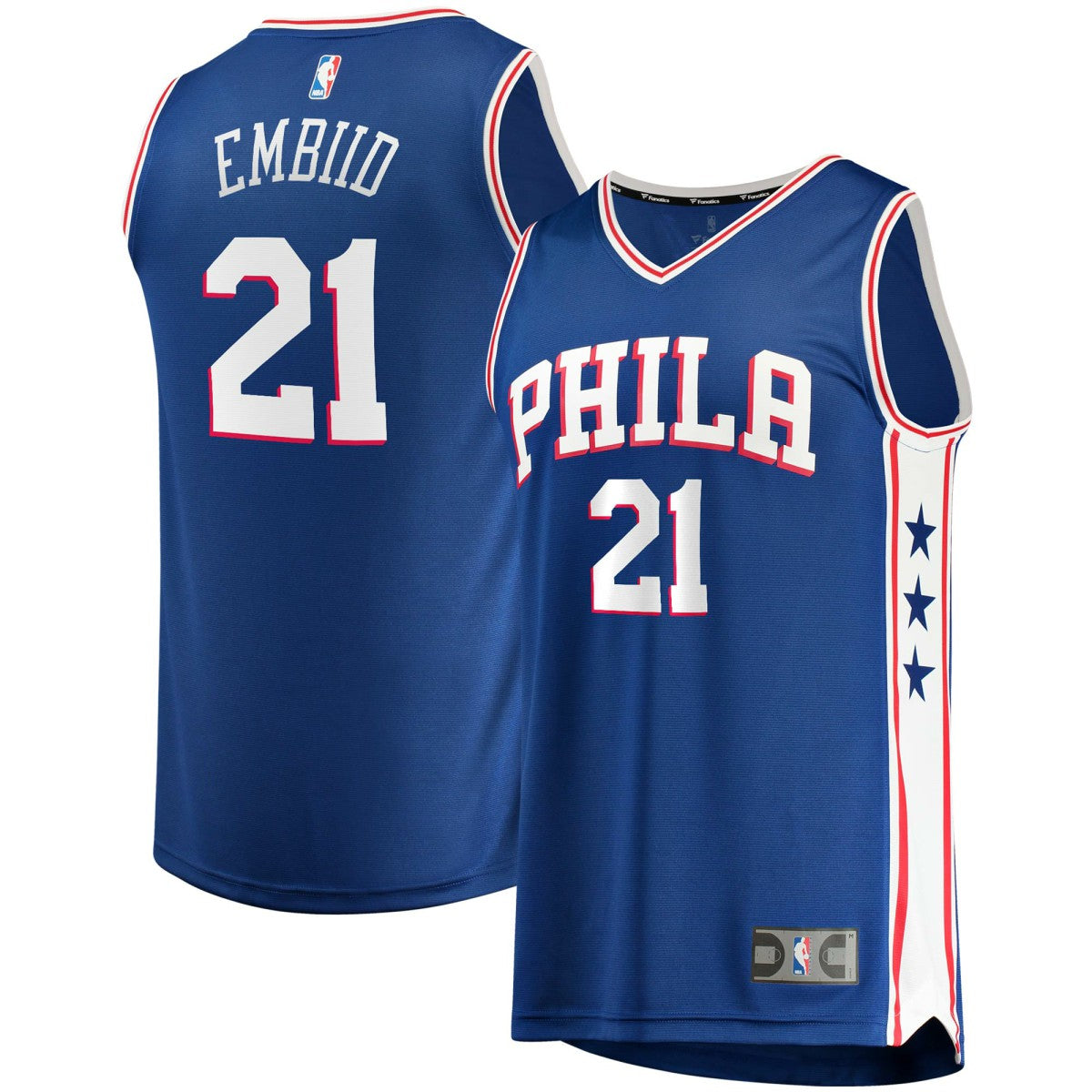 Joel Embiid Philadelphia 76ers Fast Break Replica Player Jersey Icon Edition Royal | Fanatics Near Me