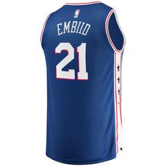 Joel Embiid Philadelphia 76ers Fast Break Replica Player Jersey Icon Edition Royal | Fanatics Near Me