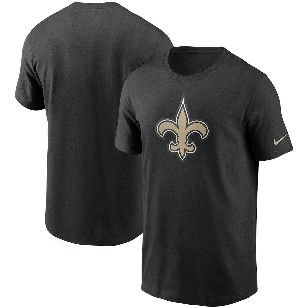 Nike New Orleans Saints Primetime Logo Essential T-Shirt Black