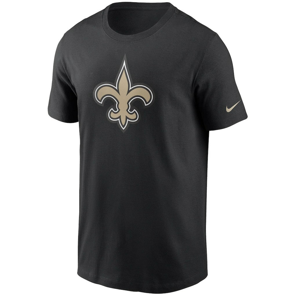 Nike New Orleans Saints Primetime Logo Essential T-Shirt Black