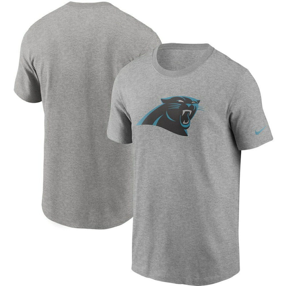 Nike Carolina Panthers Primetime Logo Essential T-Shirt Heather Gray